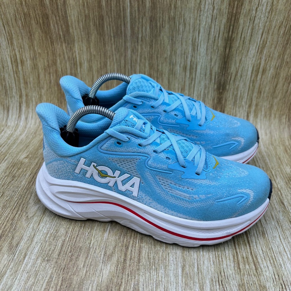 Hoka One One Clifton 10 Women's Size 6 Soaring Blue Frost Shoes 1162031 BHRS